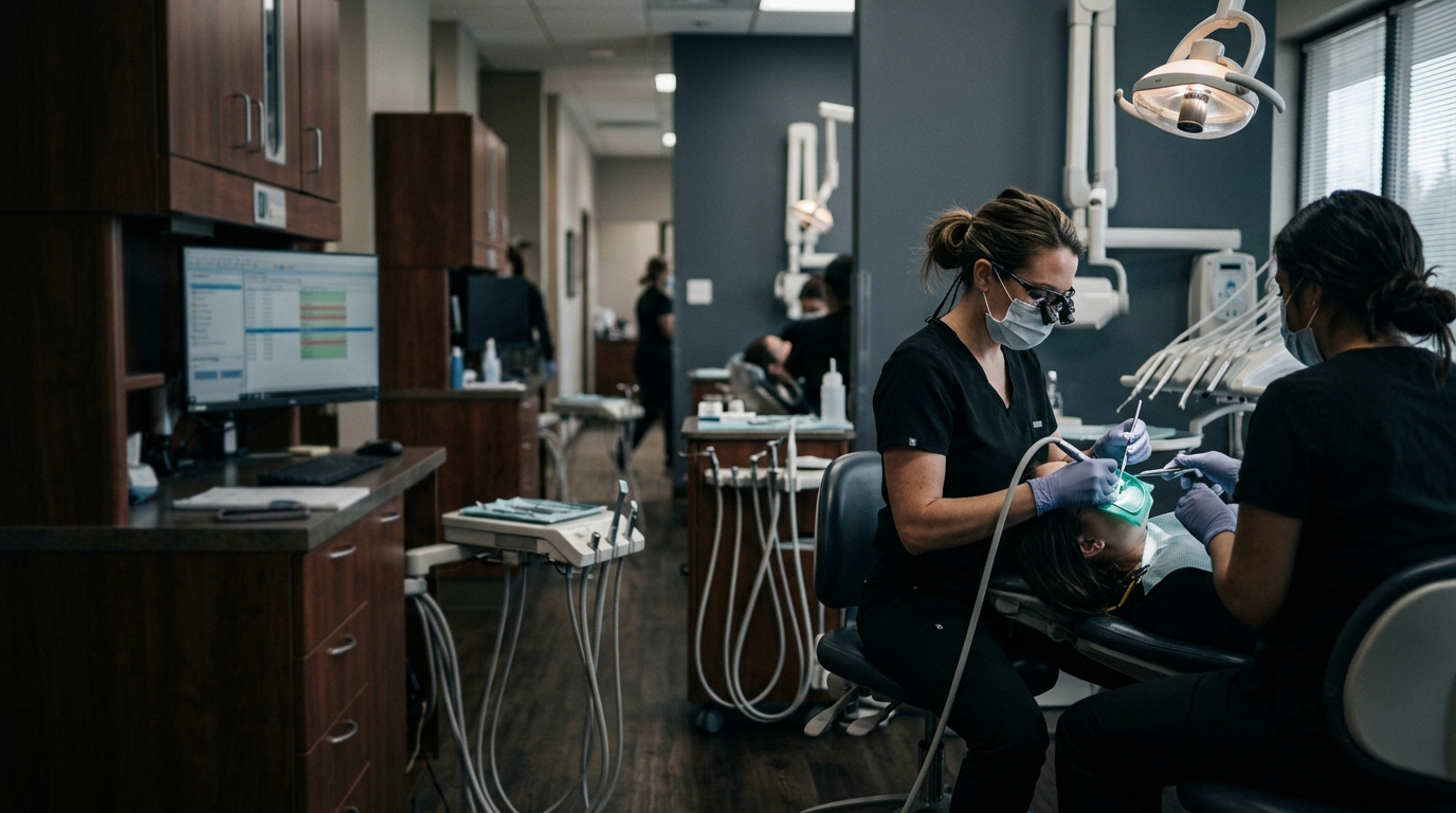 Financial services and lending solutions for US dental practice owners — working environment