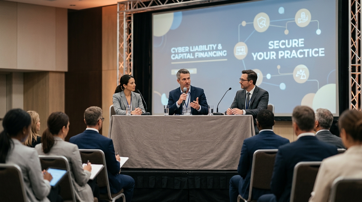 Illustration: Securing Your Practice: Cyber Liability and Capital Financing in 2026